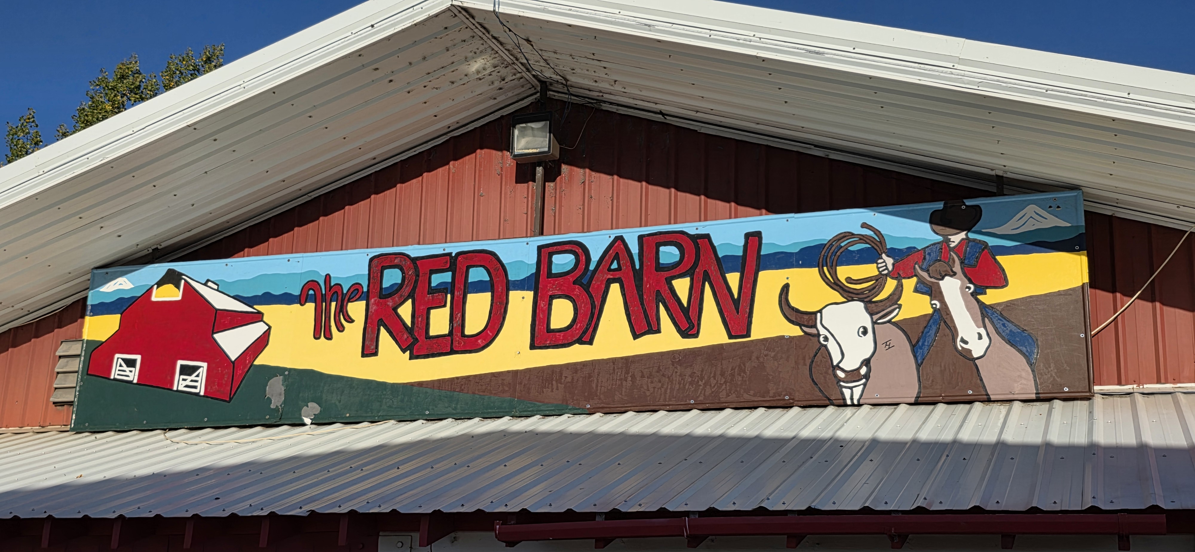 mural in Bieber by artist unknown.