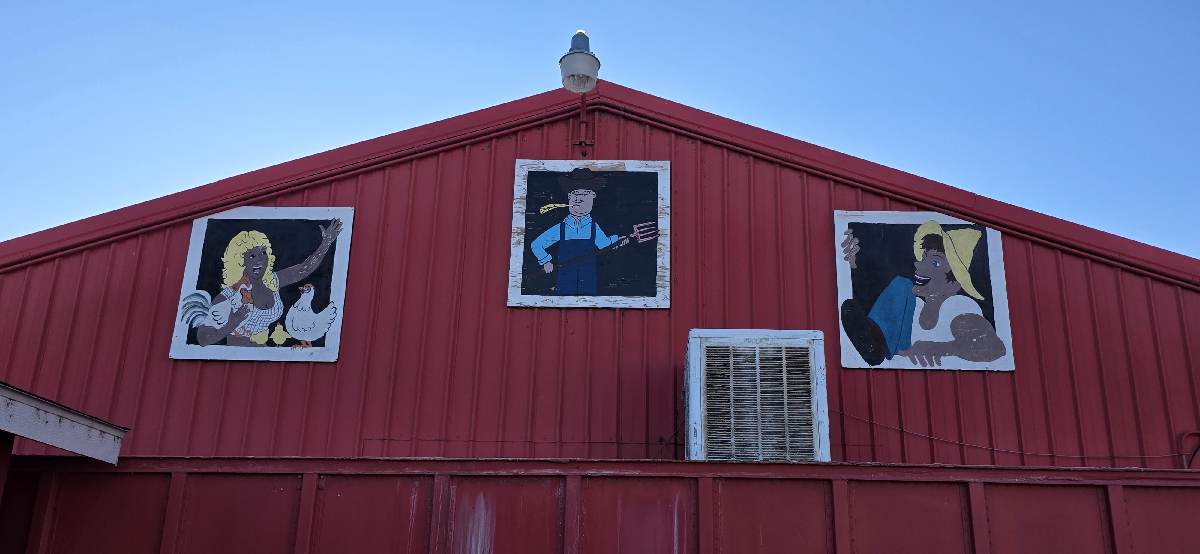 mural in Bieber by artist unknown.