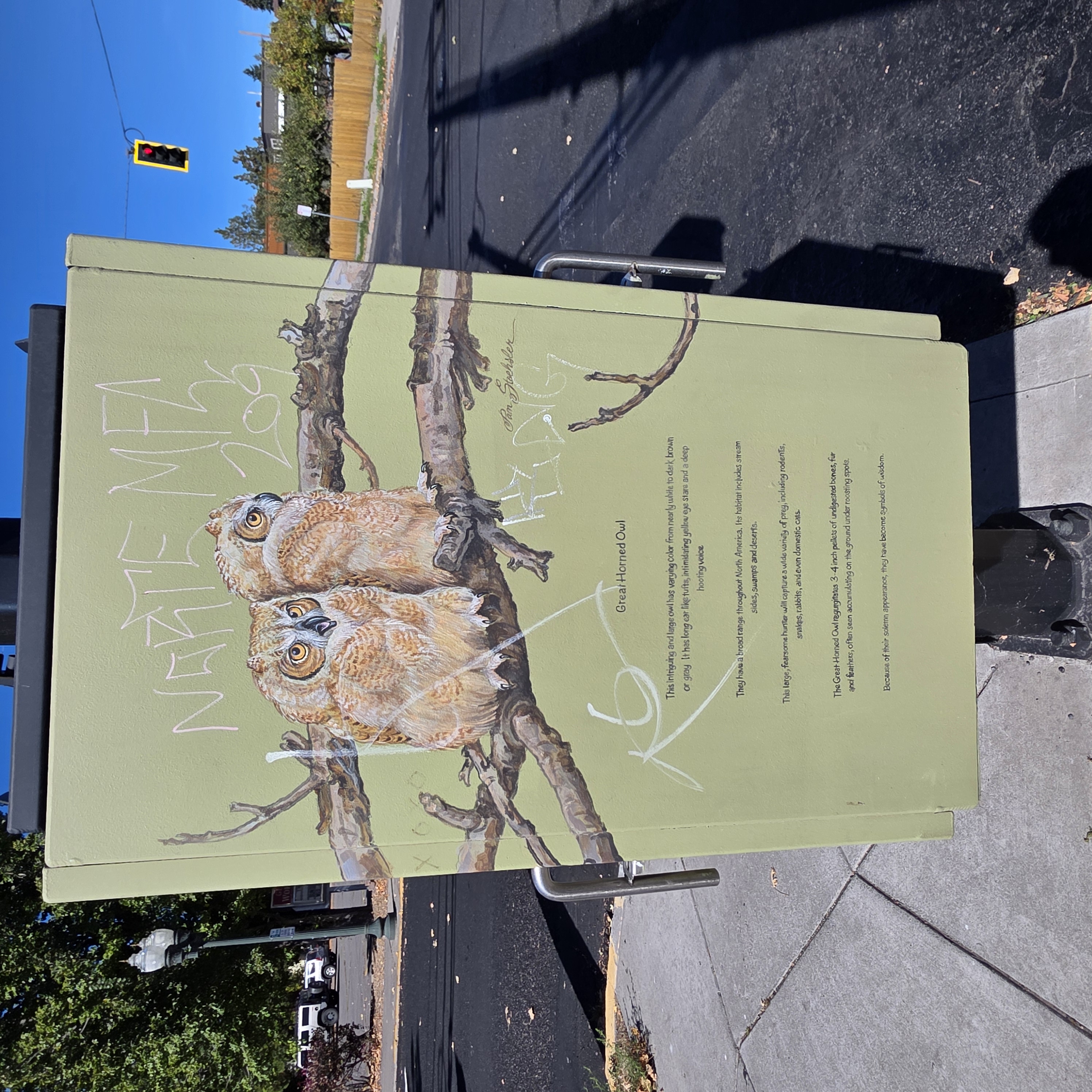 mural in Klamath Falls by artist unknown.