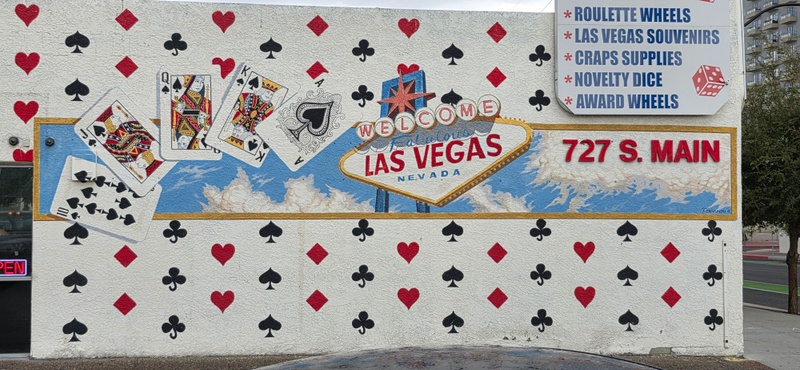 mural in Las Vegas by artist unknown.