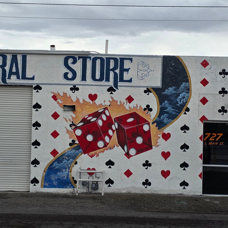 mural in Las Vegas by artist unknown.