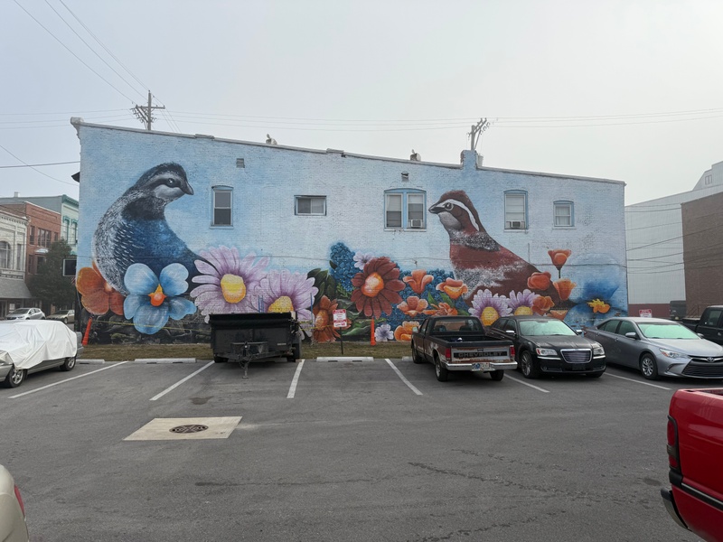 mural in Huntington by artist unknown.