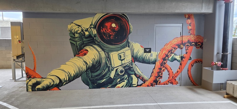 mural in Las Vegas by artist unknown.