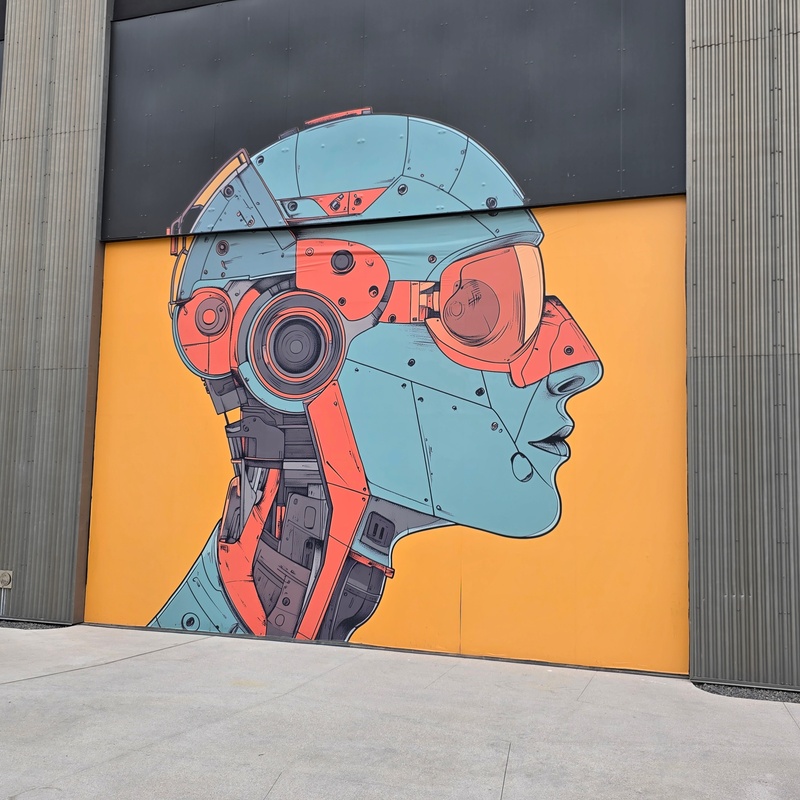 mural in Las Vegas by artist unknown.