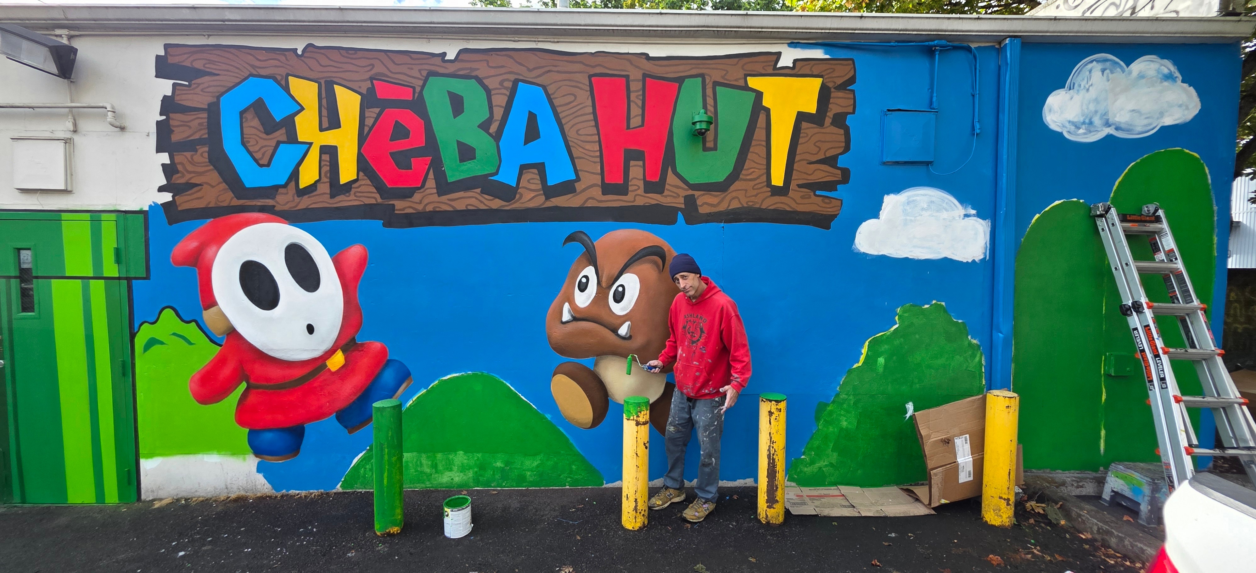 mural in Eugene by artist Bayne Gardner.