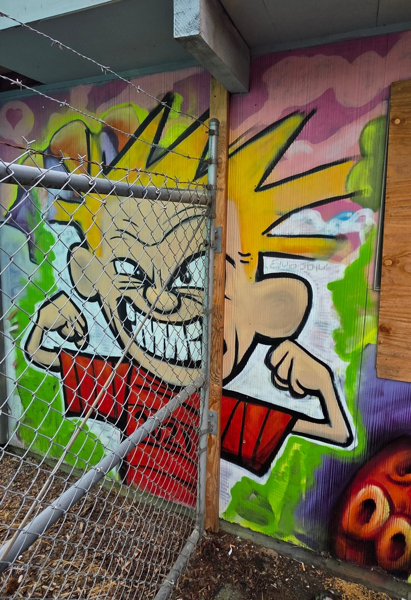 mural in Eugene by artist Bayne Gardner.