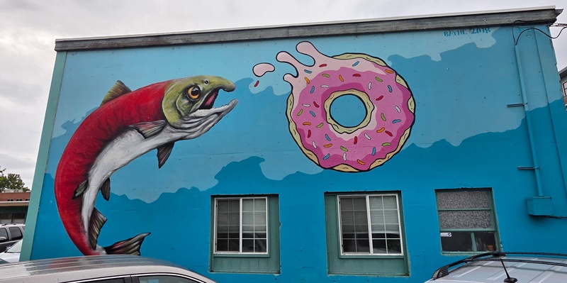 mural in Eugene by artist Bayne Gardner.