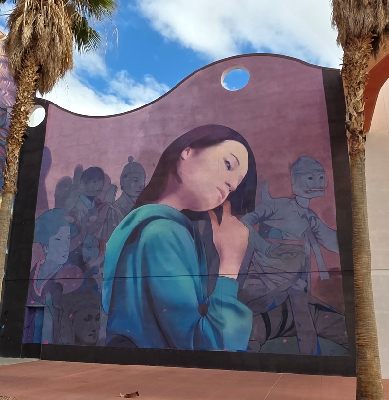 mural in Primm by artist unknown.