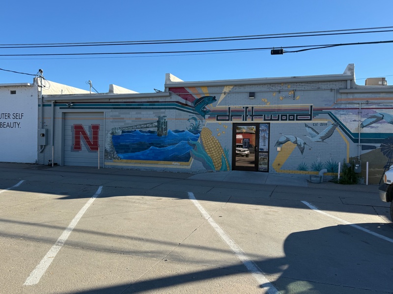 mural in Ogallala by artist unknown.