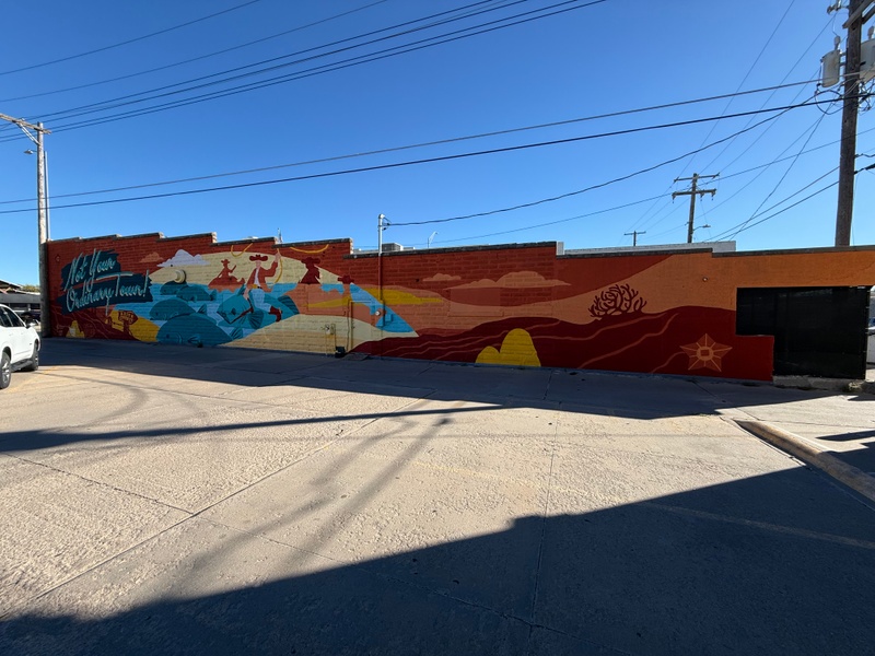 mural in Ogallala by artist unknown.