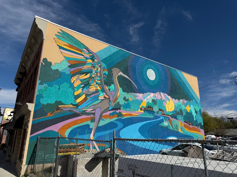 mural in Midvale by artist unknown.
