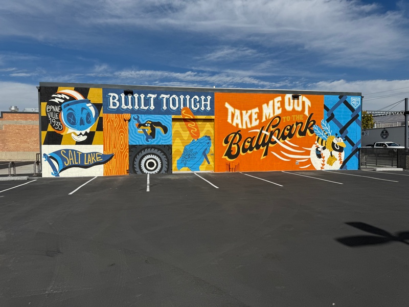 mural in Salt Lake City by artist unknown.