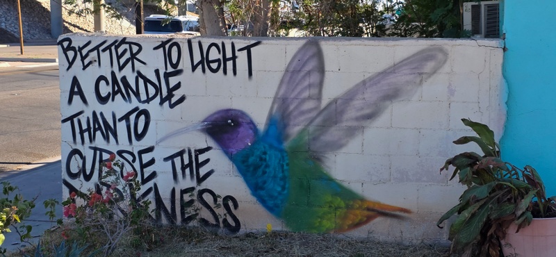 mural in El Centro by artist unknown.
