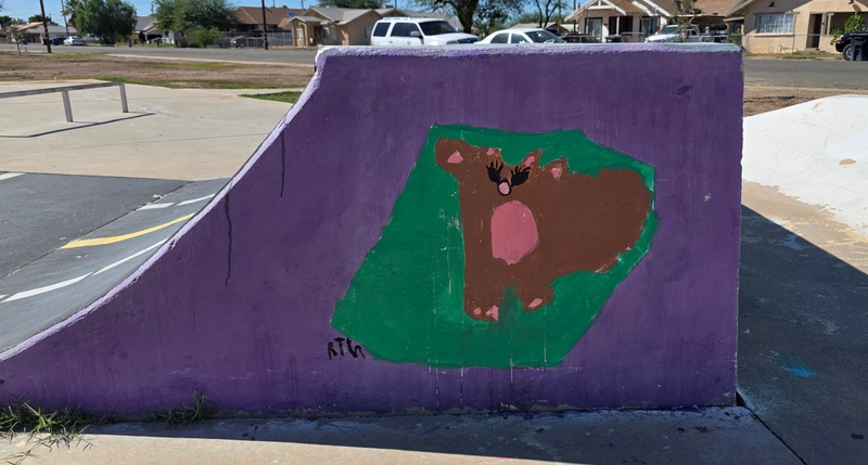 mural in Calipatria by artist unknown.