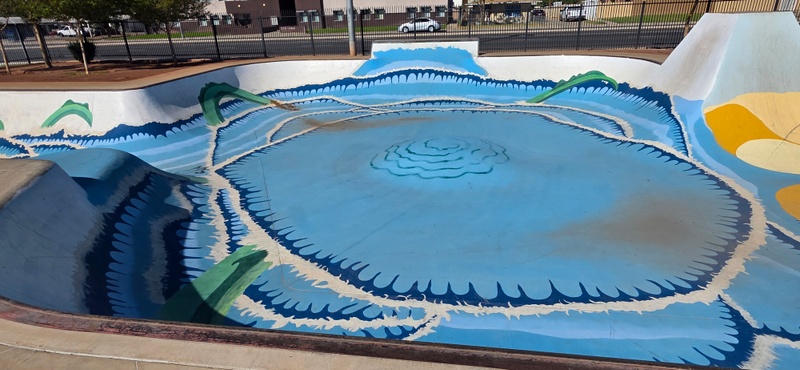 mural in El Centro by artist unknown.