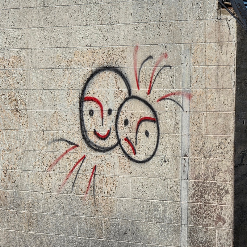 mural in Mecca by artist unknown.