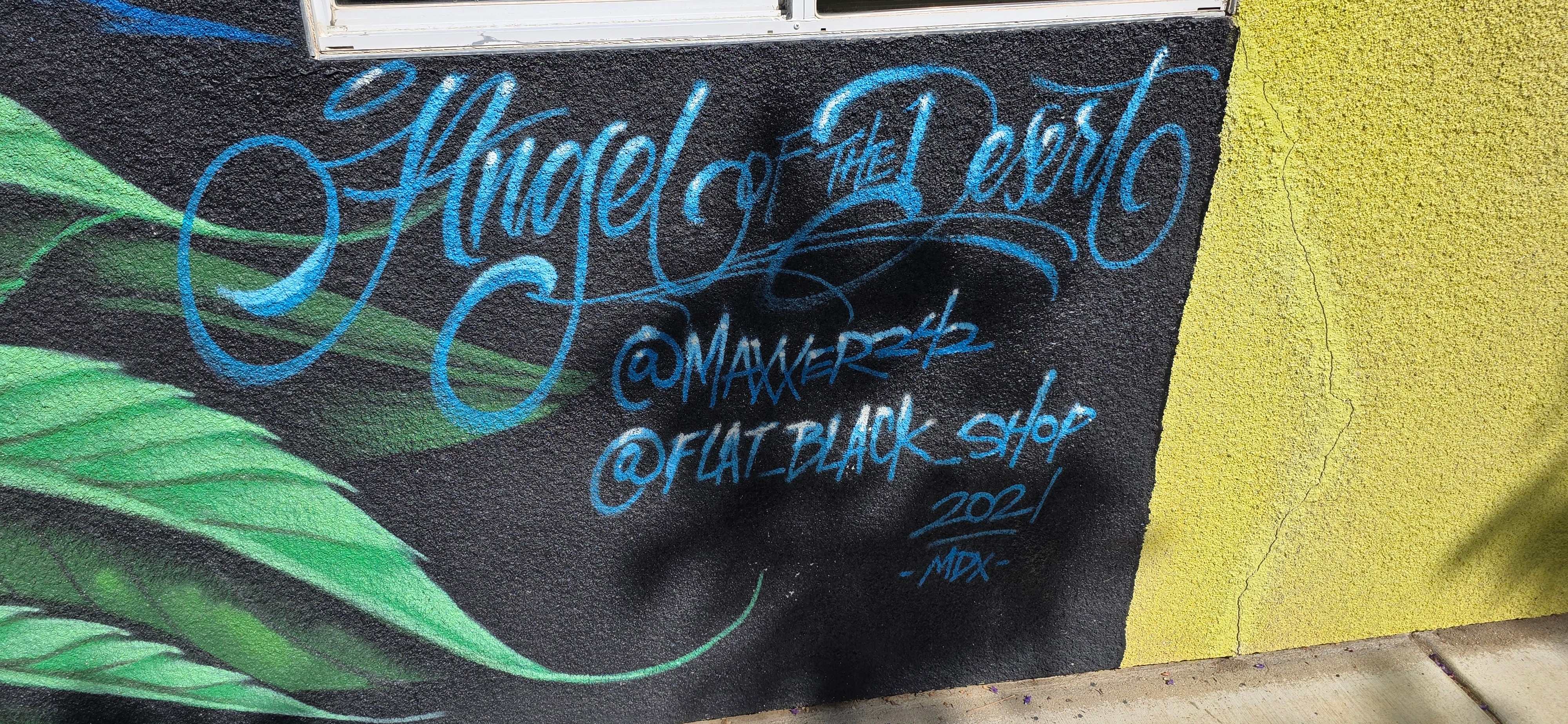 mural in Coachella by artist Maxx242.