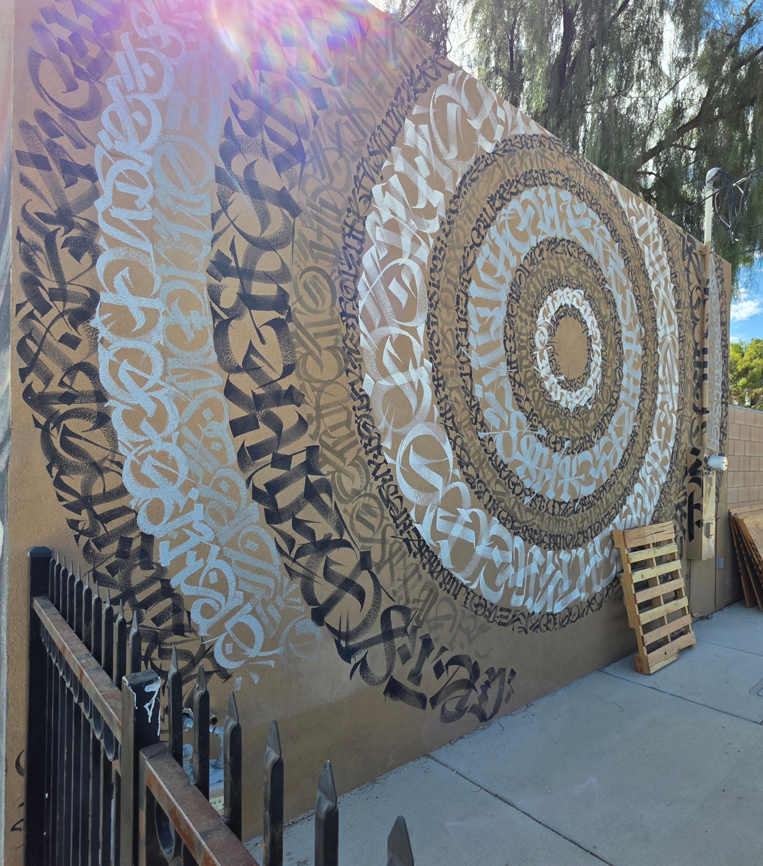 mural in Coachella by artist Said Dokins.