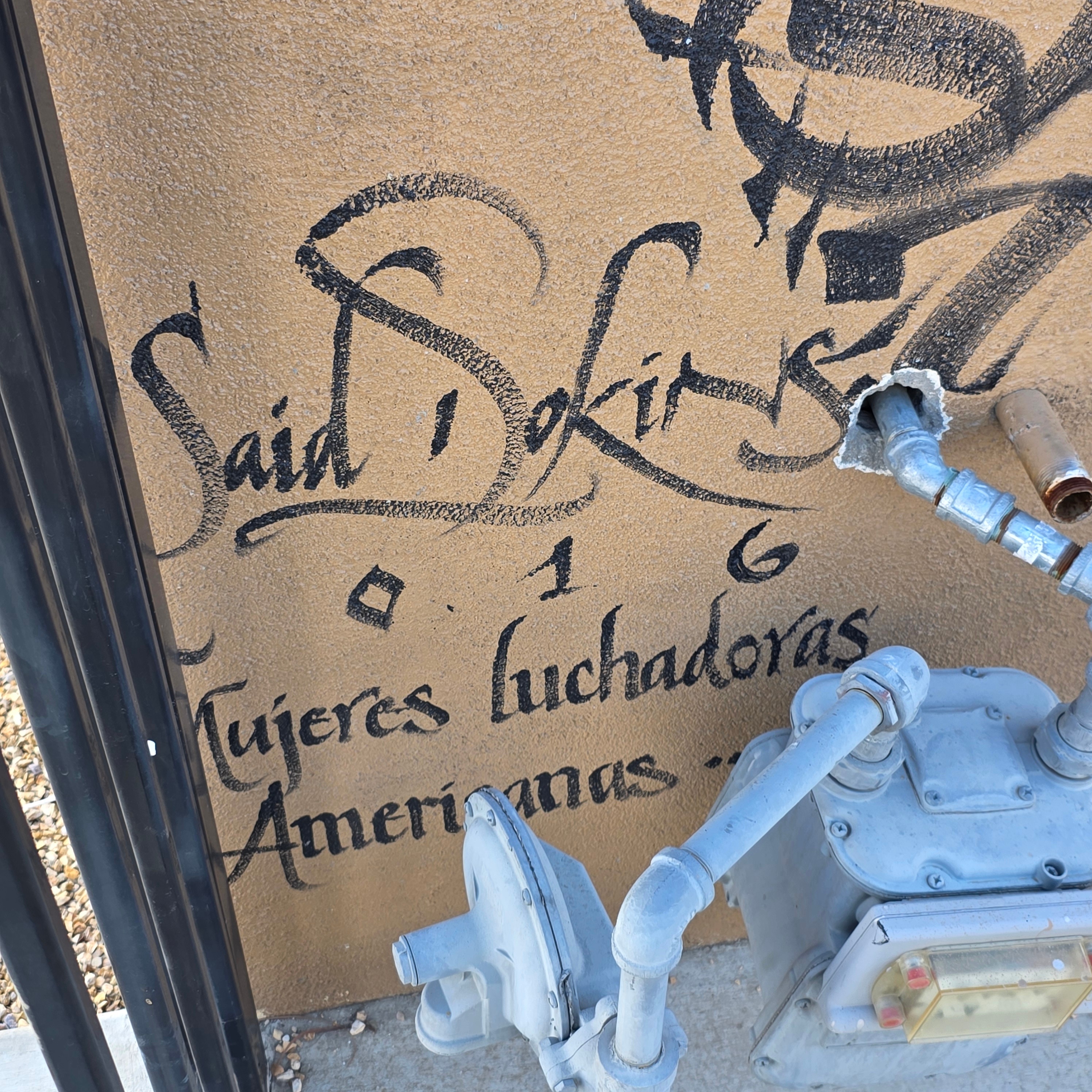 mural in Coachella by artist Said Dokins.