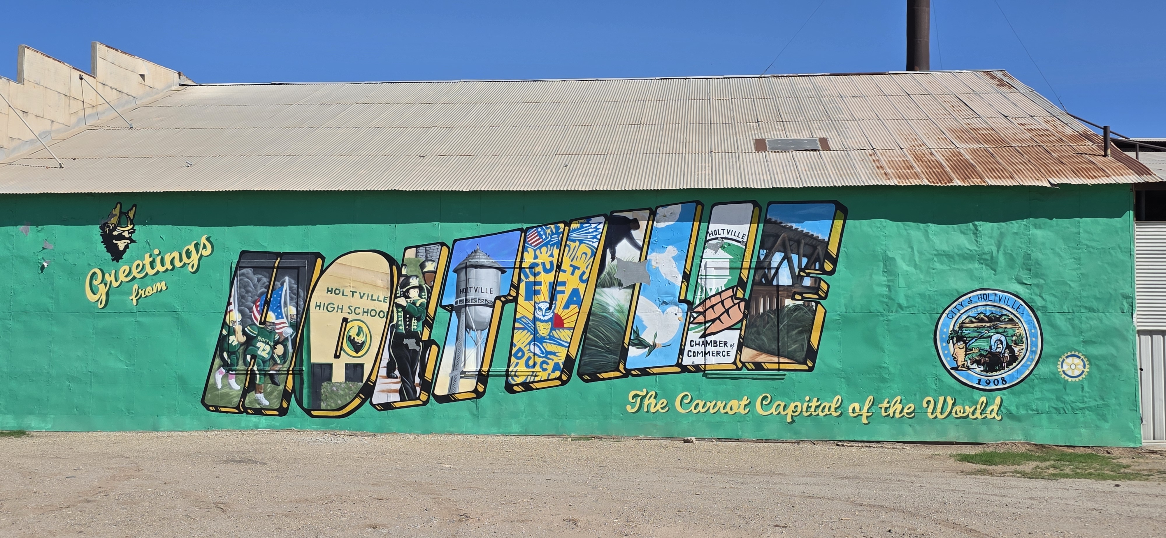 mural in Holtville by artist unknown.