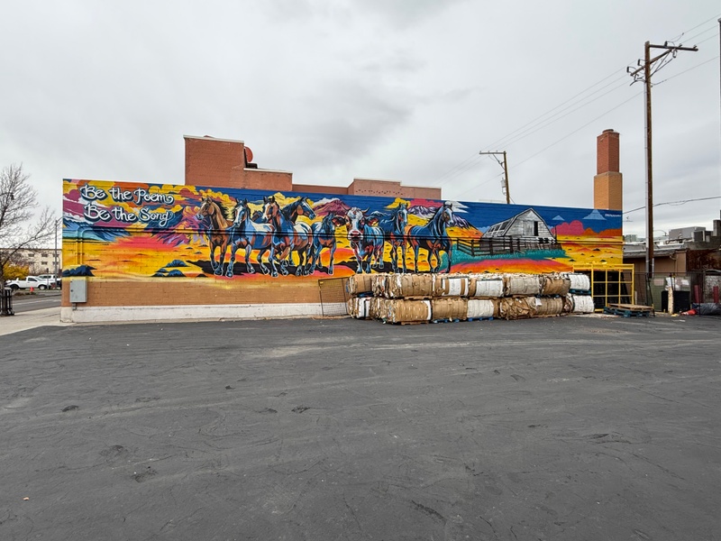 mural in Elko by artist unknown.