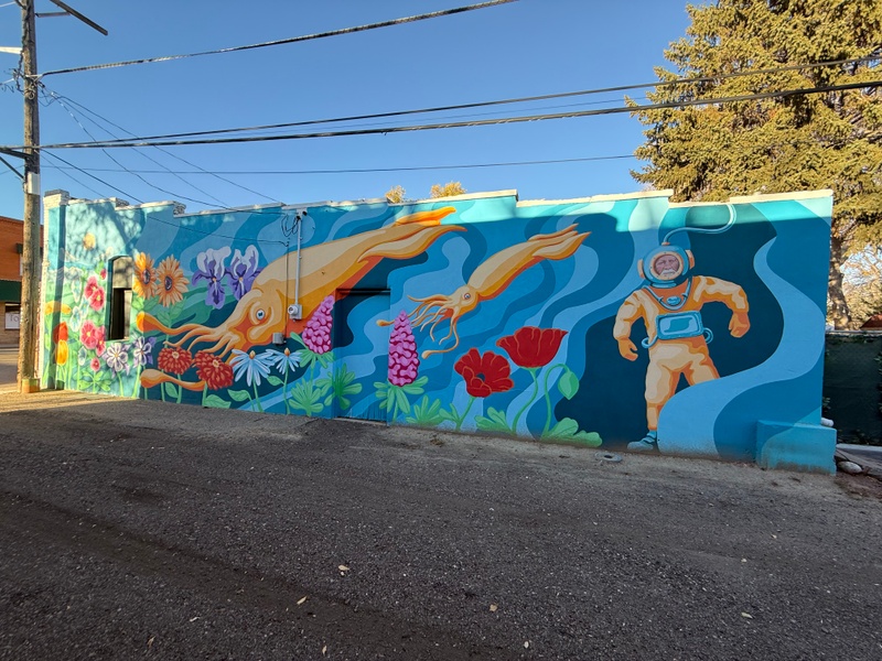 mural in Berthoud by artist unknown.