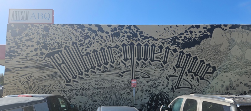 mural in Albuquerque by artist unknown.