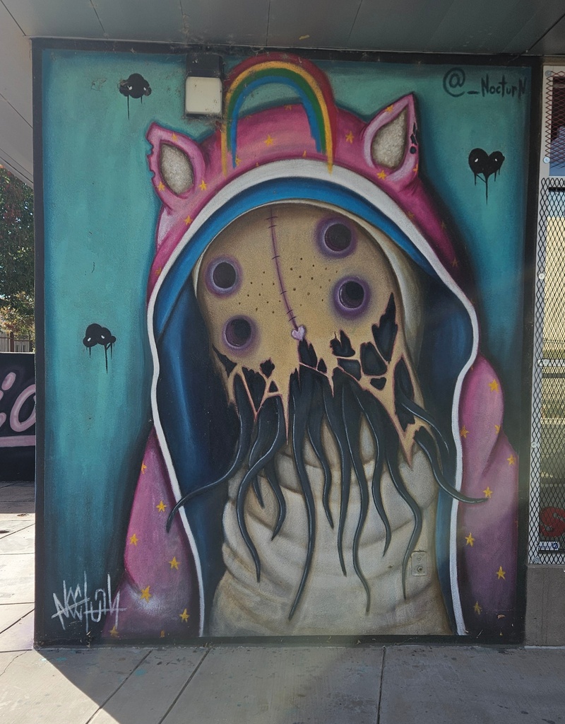 mural in Albuquerque by artist unknown.