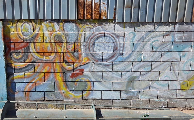 mural in Puerto Peñasco by artist unknown.