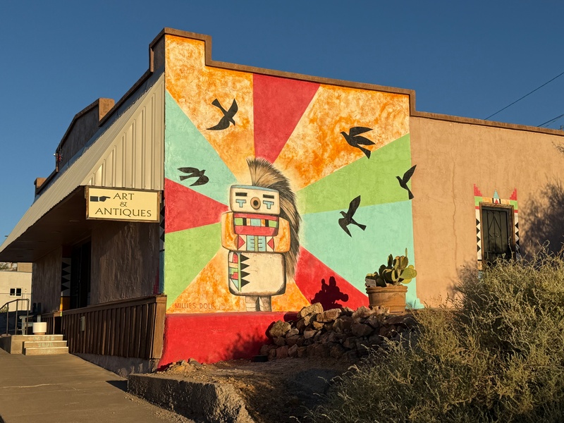 mural in Truth or Consequences by artist unknown.