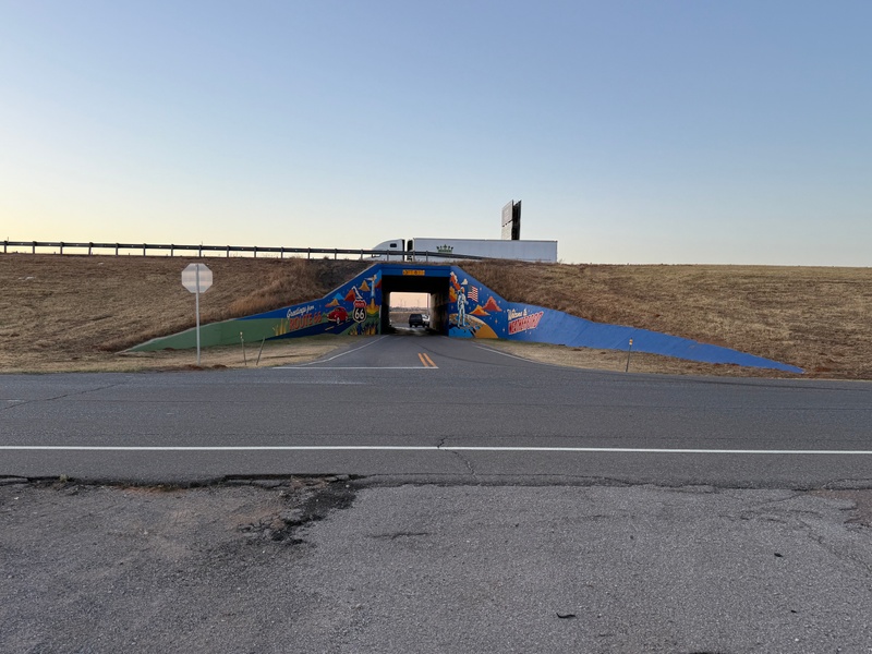 mural in Weatherford by artist unknown.
