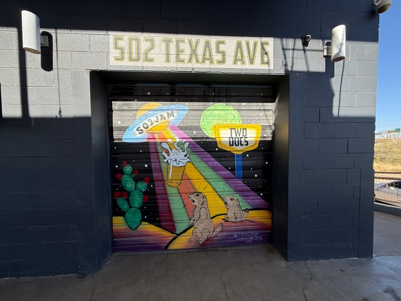 mural in Lubbock by artist unknown.