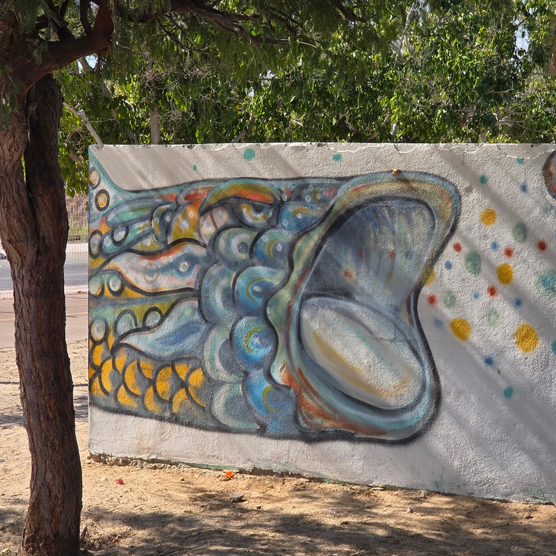 mural in Puerto Peñasco by artist unknown.
