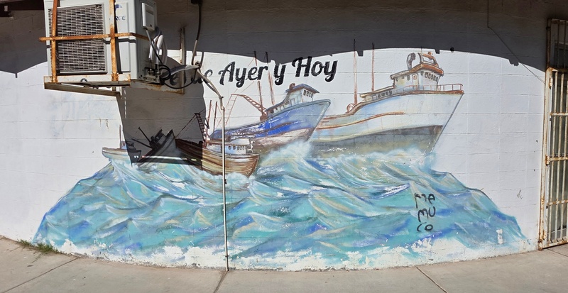 mural in Puerto Peñasco by artist unknown.