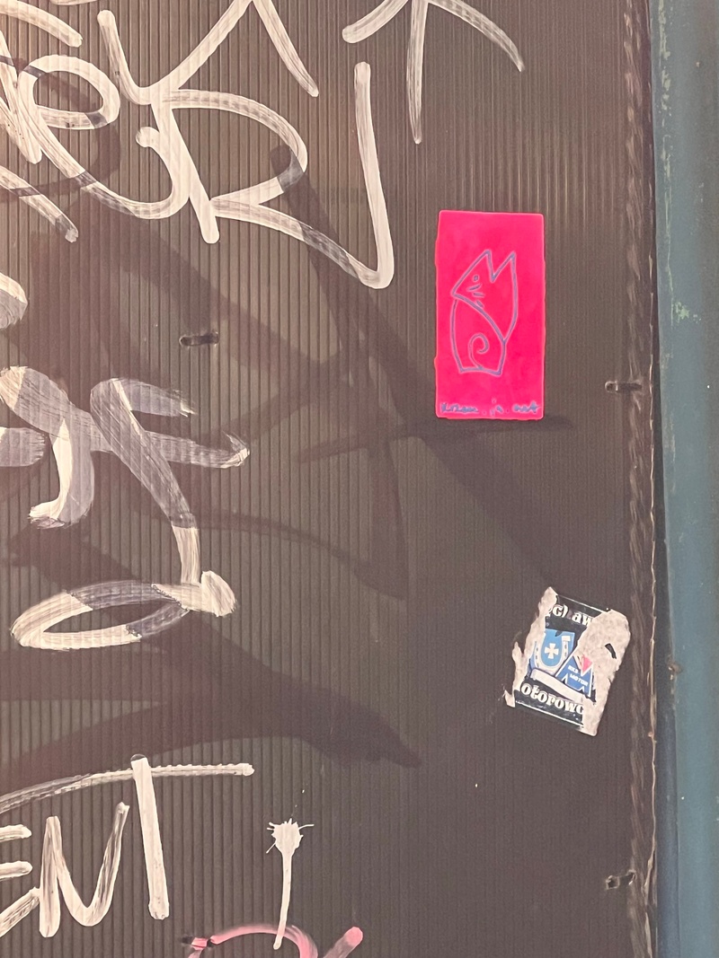 mural in Lublin by artist unknown.