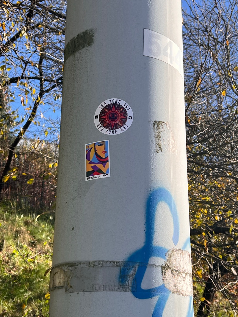 mural in Lublin by artist unknown.