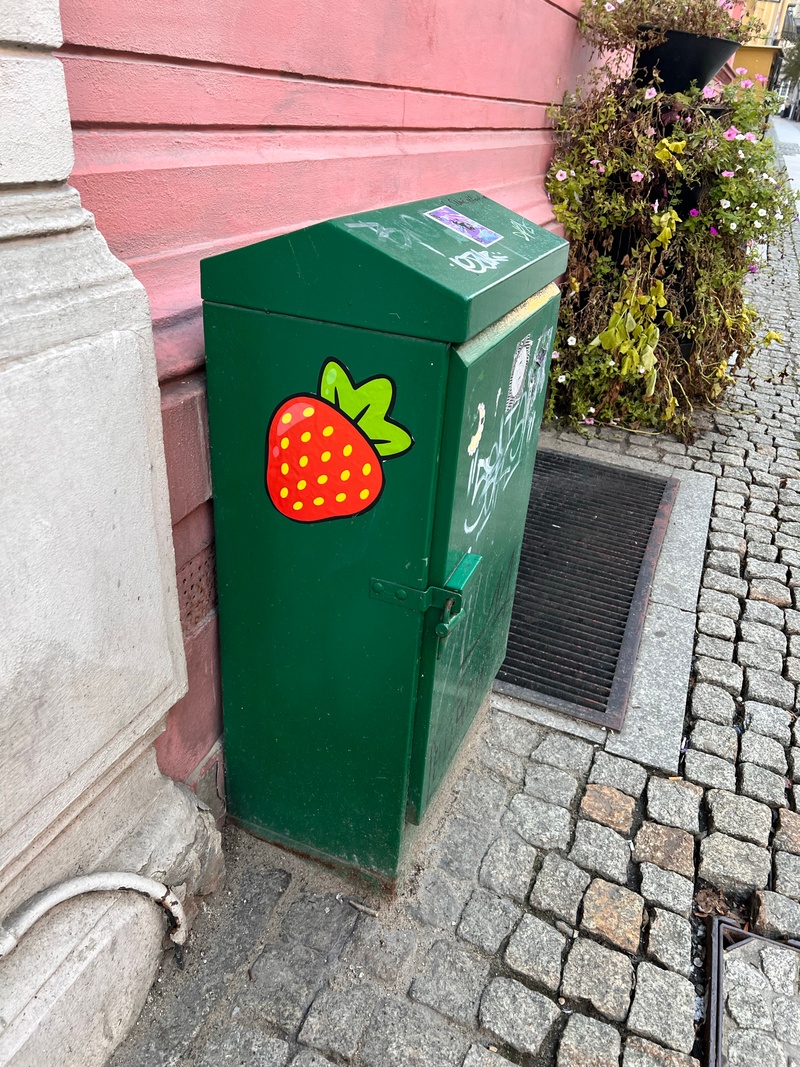 mural in Toru艅 by artist unknown.