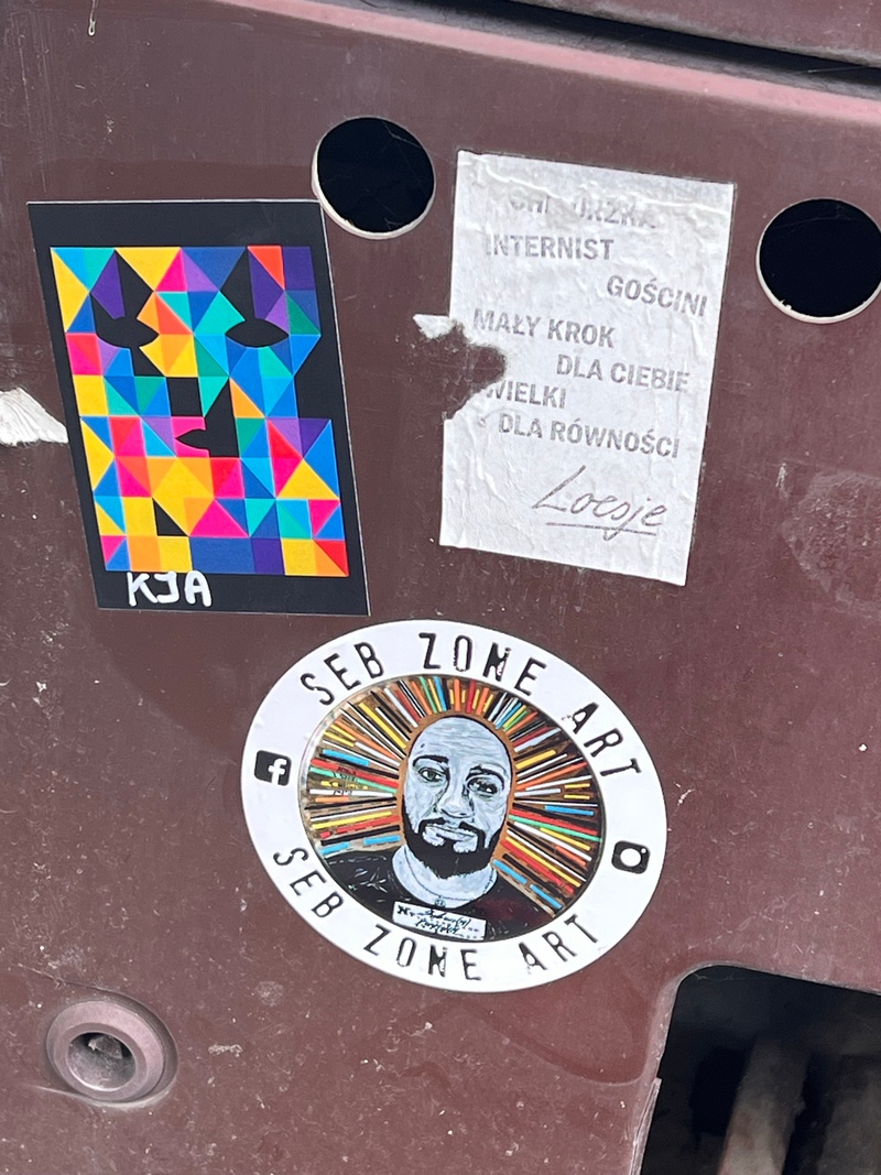 mural in Bydgoszcz by artist unknown.