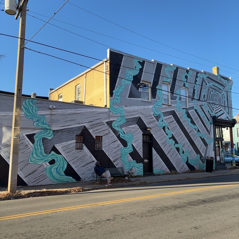 mural in Richmond by artist Brian Smith.
