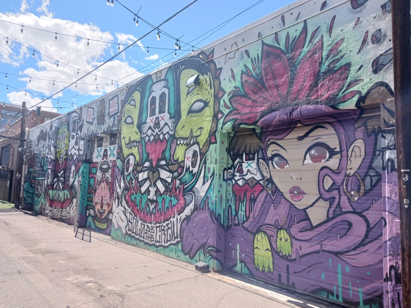 mural in Denver by artist unknown.