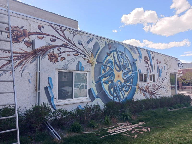 mural in Denver by artist unknown.