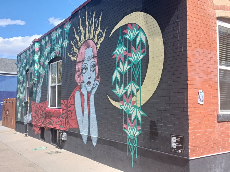 mural in Denver by artist Sandi Calistro.