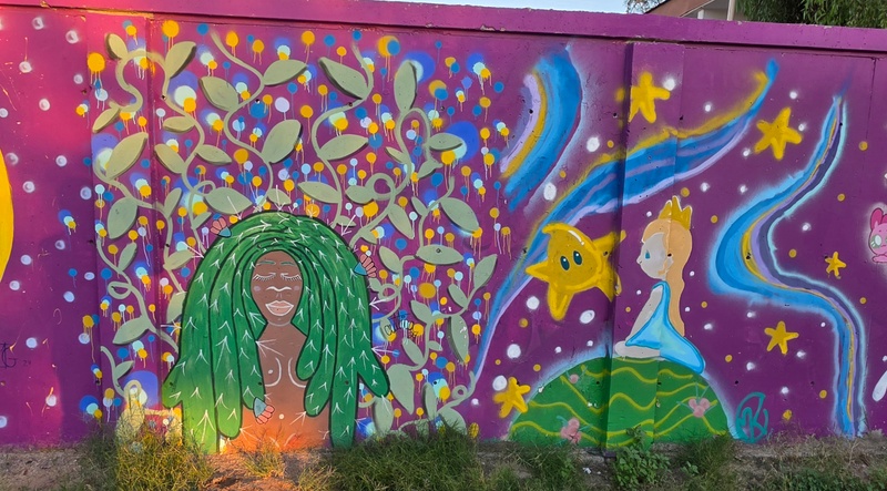 mural in Mexicali by artist unknown.