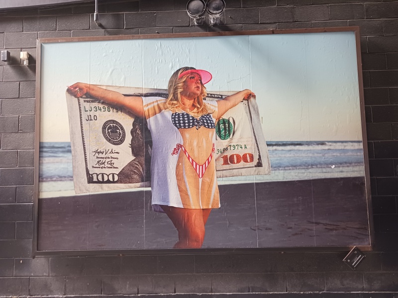 mural in Detroit by artist Genevieve Gaignard.