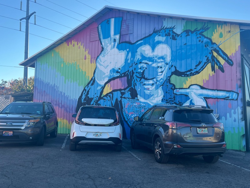 mural in Tallahassee by artist unknown.