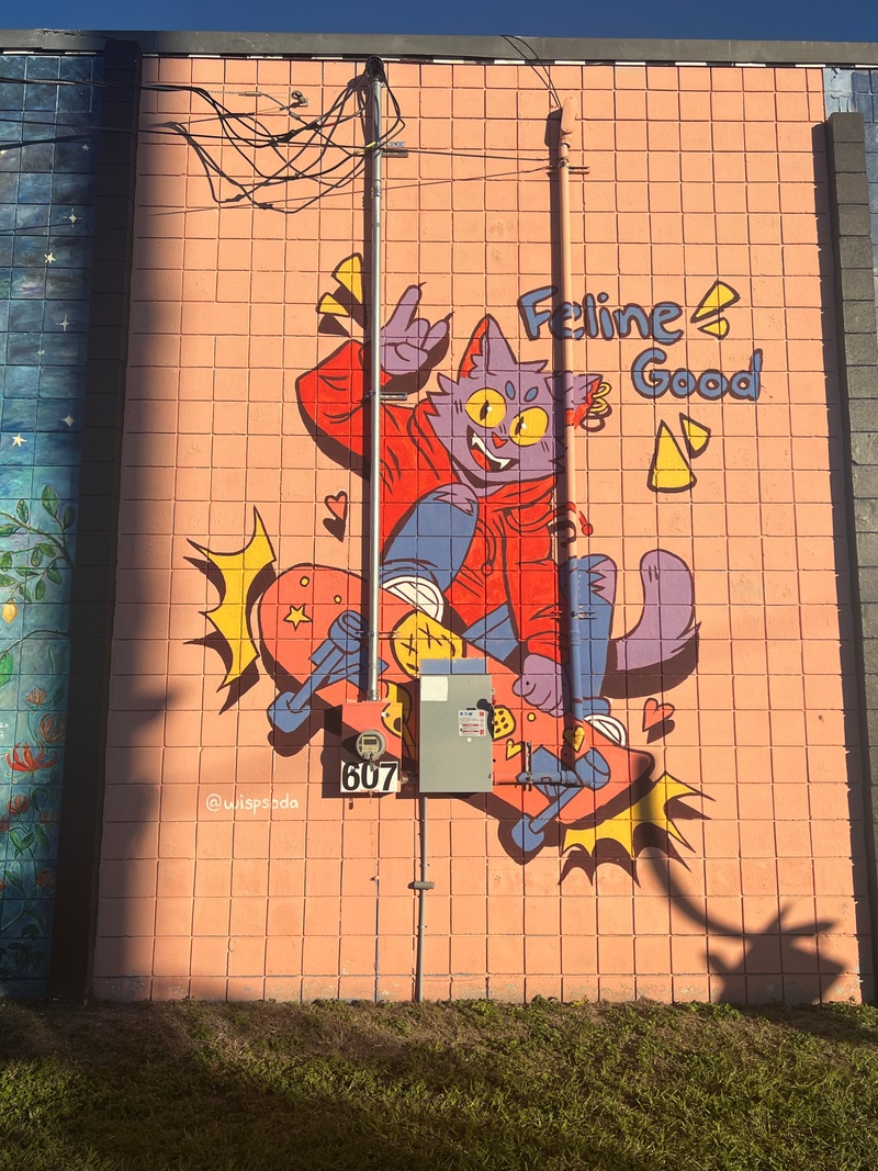 mural in Tallahassee by artist unknown.