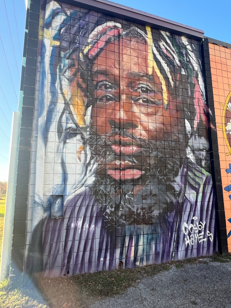 mural in Tallahassee by artist Cosby Hayes.