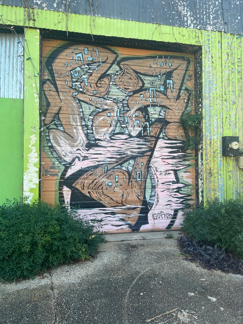 mural in Tallahassee by artist unknown.