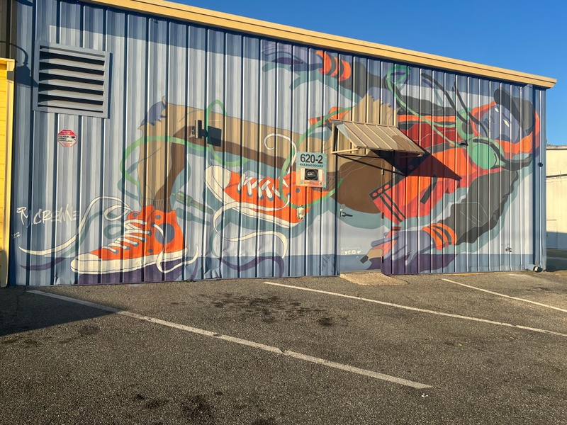 mural in Tallahassee by artist unknown.