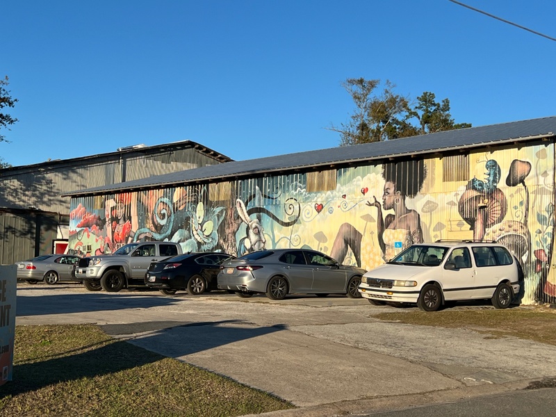 mural in Tallahassee by artist unknown.